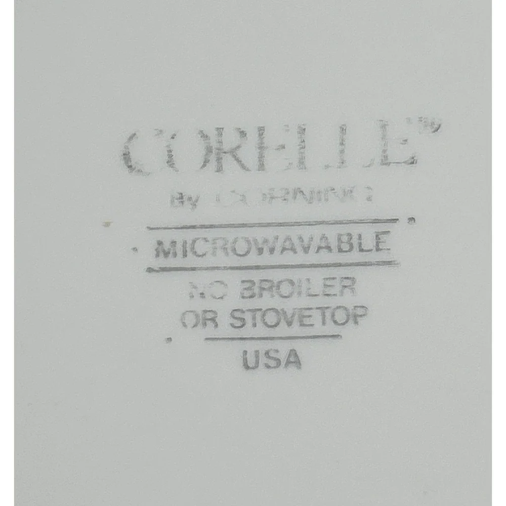 Corelle‎ Veranda Bread and Butter Plates Set of 6 Pink Floral 6.75 inch USA